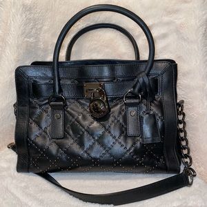 Michael Kors Black Studded Purse
